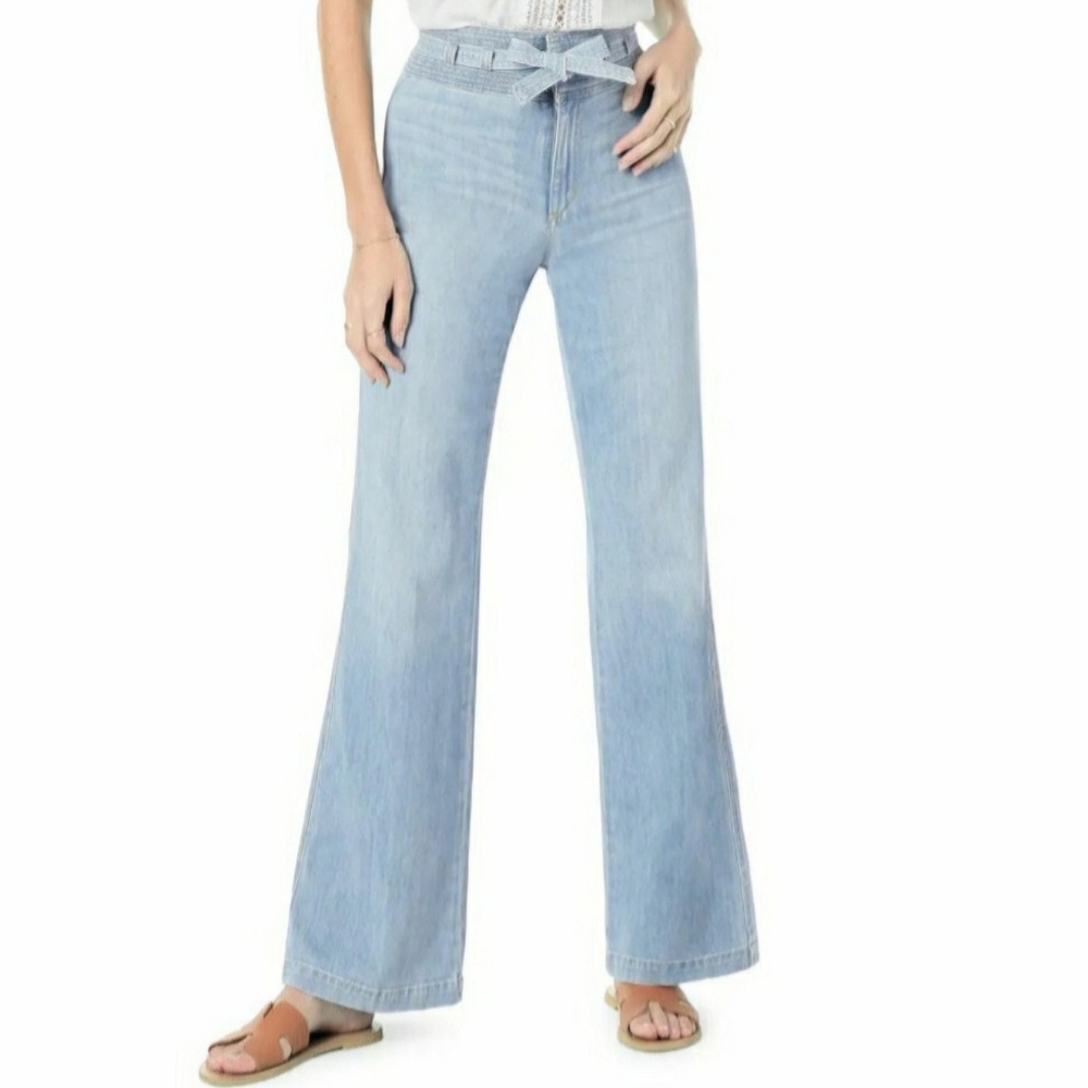 WARM Kate High-Waist Wide Leg Jeans